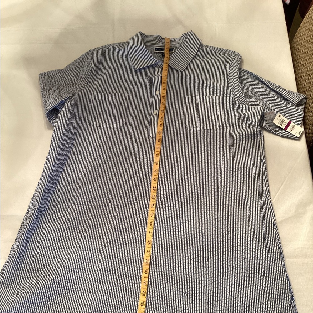 NWT XXL Karen Scott seersucker dress